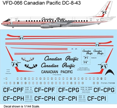 1:144 Canadian Pacific (1961 cs) Douglas DC-8-43
