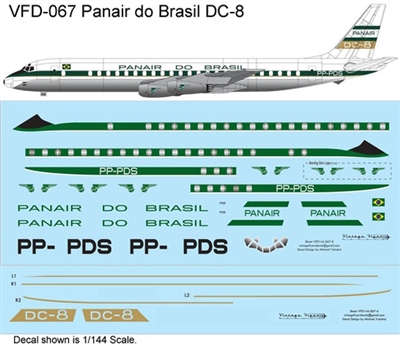1:144 Panair do Brazil Douglas DC-8