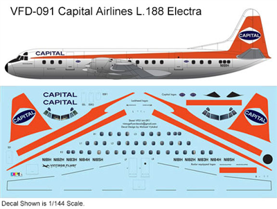 1:144 Capital Airlines L.188 Electra
