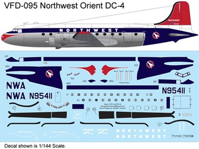 1:144 Northwest Orient Douglas DC-4