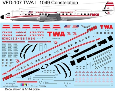 1:144 Trans World Airlines L.1049G Super Constellation