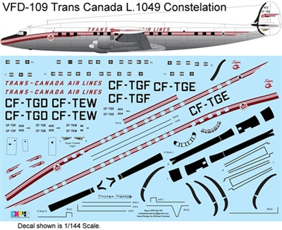 1:144 Trans Canada Airlines L.1049G Super Constellation