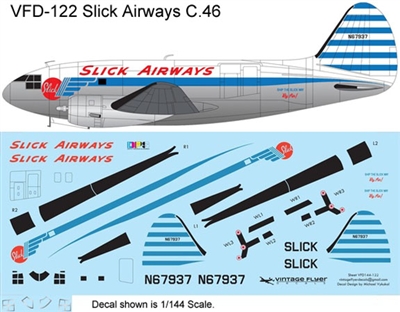 1:144 Slick Airways Curtiss C.46