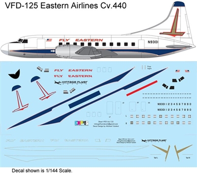 1:144 Eastern Airlines Convair 440 (Circa 1964)