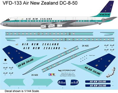 1:144 Air New Zealand Douglas DC-8-50