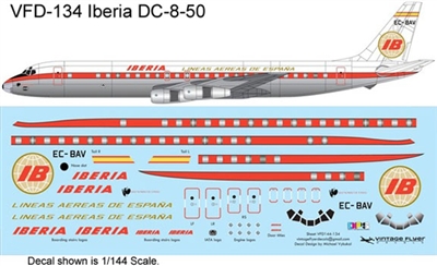 1:144 Iberia Douglas DC-8-50