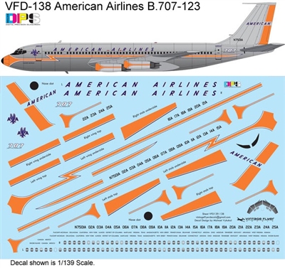 1:144 American Airlines Boeing 707-123 (XScale)