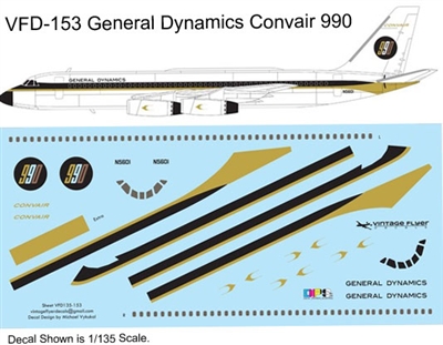1:144 General Dynamics Convair 990