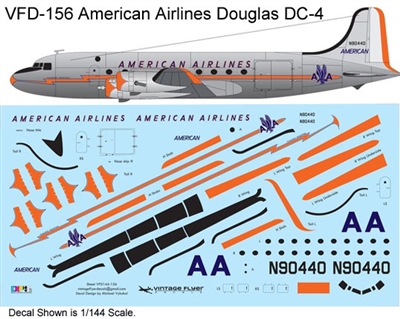 1:144 American Airlines Douglas DC-4