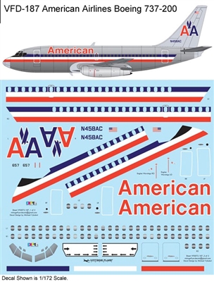 1:144 American Airlines Boeing 737-200