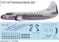 1:144 Northwest Orient Martin 202