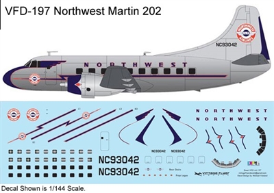 1:144 Northwest Orient Martin 202
