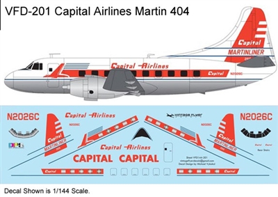1:144 Capital Airlines Martin 202