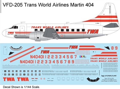 1:144 Trans World Airlines Martin 404
