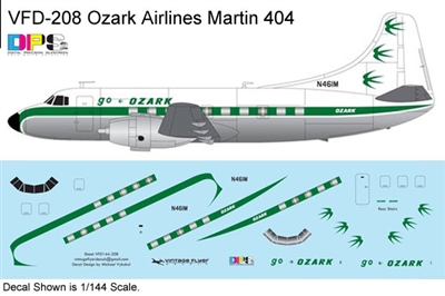 1:144 Ozark Airlines Martin 404