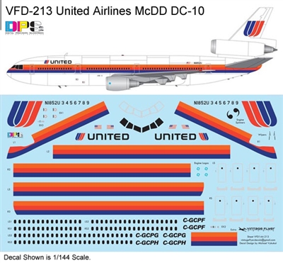 1:144 United Airlines McDD DC-10-30 (Authentic Airliners)