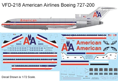 1:144 American Airlines Boeing 727-200
