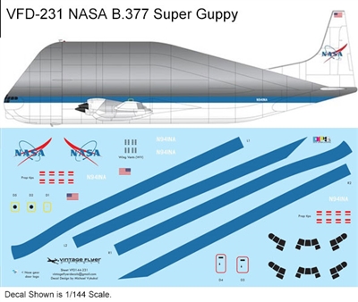 1:144 NASA Boeing 377 Super Guppy
