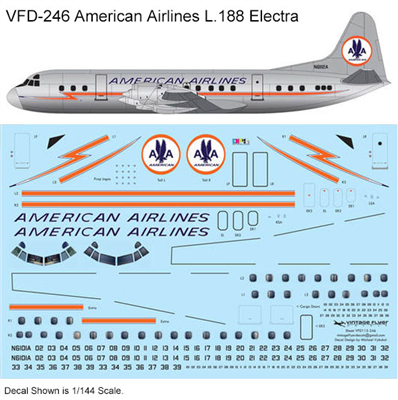 1:144 American Airlines L.188 Electra