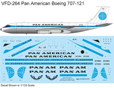 1:144 Pan American Boeing 707-121