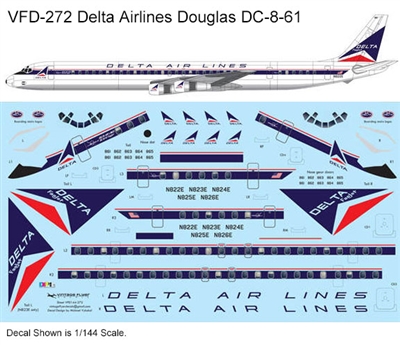 1:144 Delta Airlines (delivery cs) Douglas DC-8-61