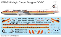 1:144 Magic Carpet Airlines Douglas DC-7C
