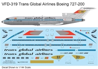 1:144 Trans Global Airlines Boeing 727-200