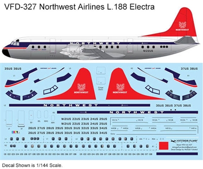1:144 Northwest Airlines (delivery cs) L.188 Electra