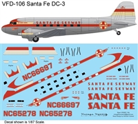 Santa Fe (later cs) Douglas DC-3
