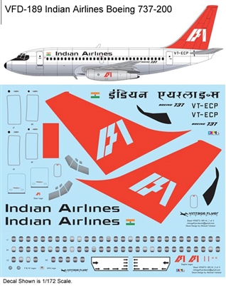 Indian Airlines Boeing 737-200
