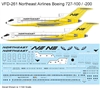 Northeast ('Yellowbird' cs) Boeing 727-100 / -200