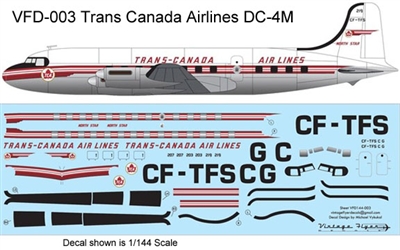 1:72 Trans Canada Airlines Douglas DC-4M
