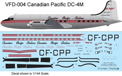 1:72 Canadian Pacific Douglas DC-4M