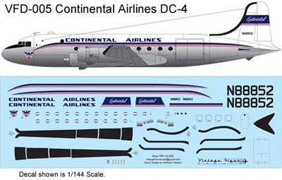 1:72 Continental Airlines Douglas DC-4