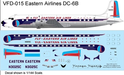 1:72 Eastern Airlines (1955 cs) Douglas DC-6B