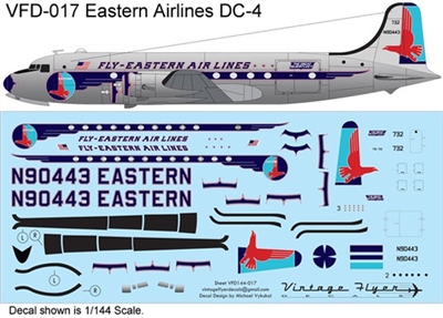 1:72 Eastern Airlines (1955 cs) Douglas DC-4