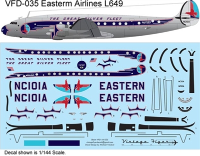 1:72 Eastern Airlines (early cs) L.649 Constellation