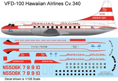 1:72 Hawaiian Airlines Convair 340