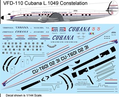 1:72 Cubana L.1049G Super Constellation