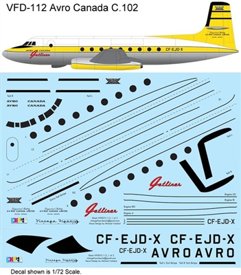 1:72 Avro C.102 Airliner