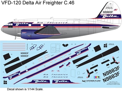1:72 Delta Air Freight Curtiss C.46
