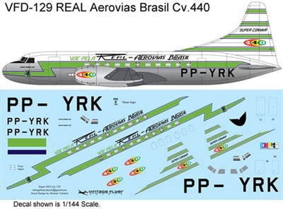 1:72 REAL Aerovias Brasil Convair 440 (Delivery)