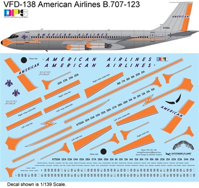 1:72 American Airlines Boeing 707-123