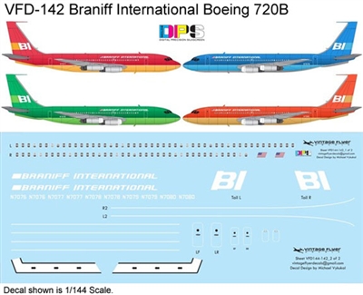 1:72 Braniff International Boeing 720B