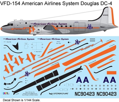 1:72 American Airlines System Douglas DC-4