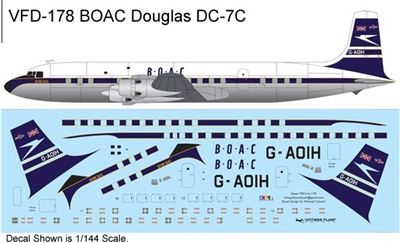 1:72 BOAC Douglas DC-7C