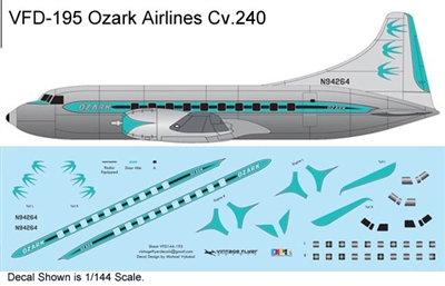 1:72 Ozark Airlines Convair 240