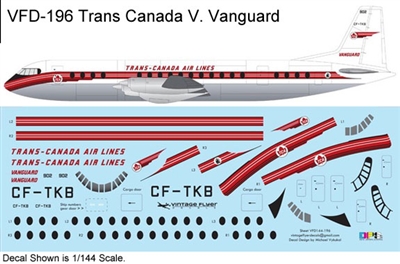 1:72 Trans Canada Airlines V.952 Vanguard
