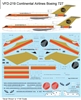 1:72 Continental Airlines Boeing 727-100 / -200
