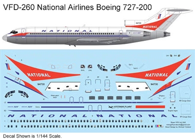 1:72 National Airlines Boeing 727-200